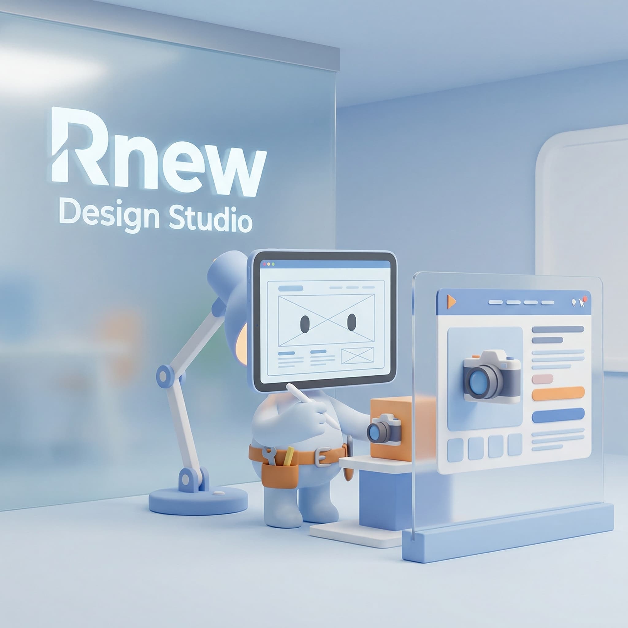 Rnew Design Studio Identity